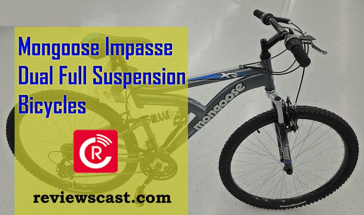 mongoose impasse dual full suspension bicycle