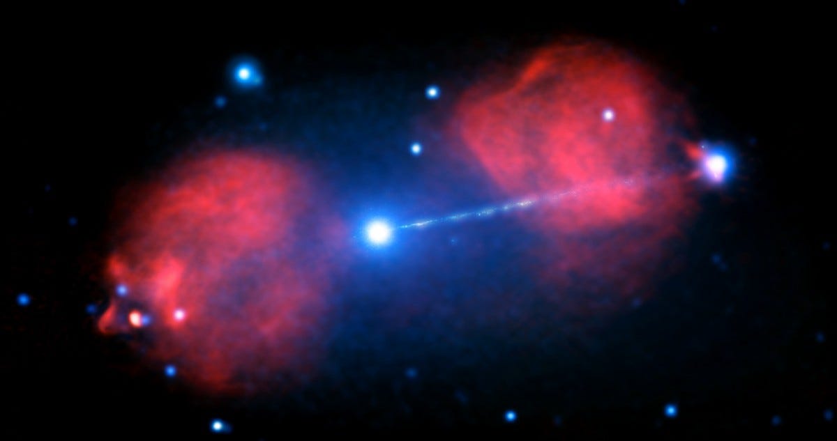 Most Powerful Black Hole Jet Ever Spotted By NASA’s Chandra