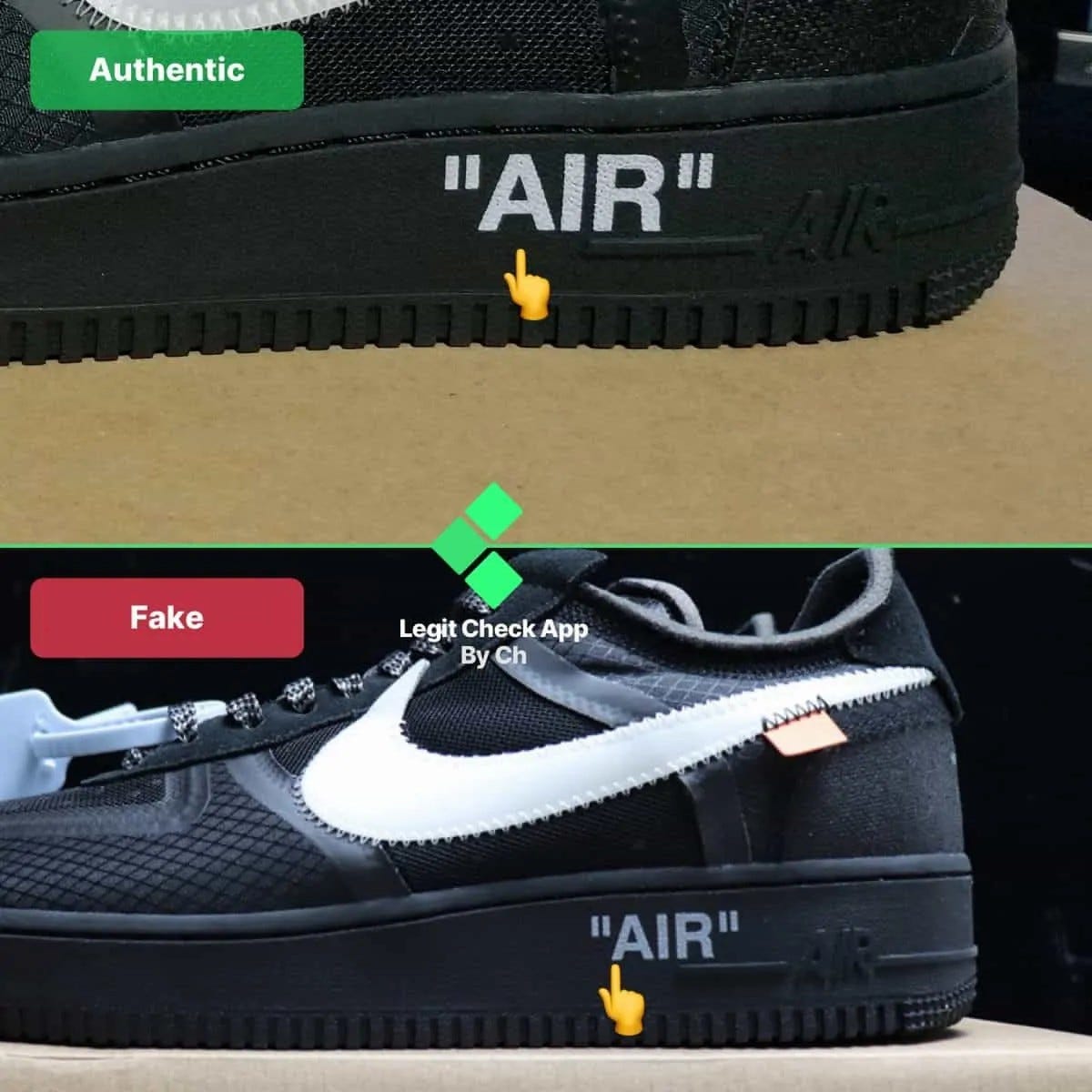 how to tell fake af1