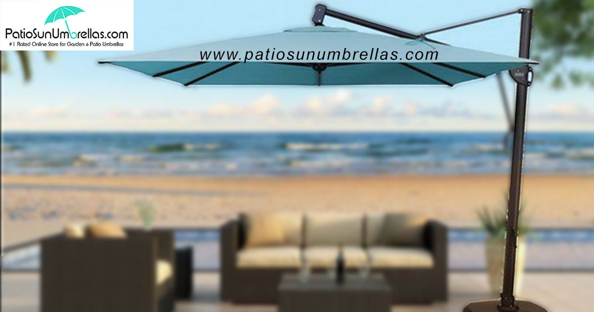 how to open patio umbrella