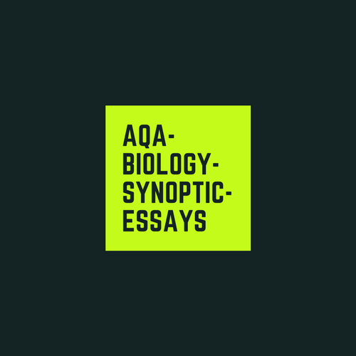 aqa biology synoptic essays for the new exam starting 2016
