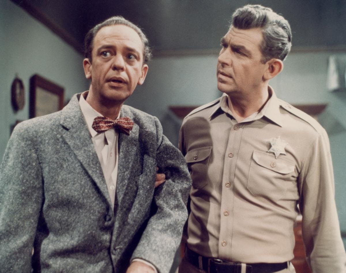 Revisiting the Emmy-winning ‘Barney Comes to Mayberry’ 1967 episode of ‘The Andy Griffith Show