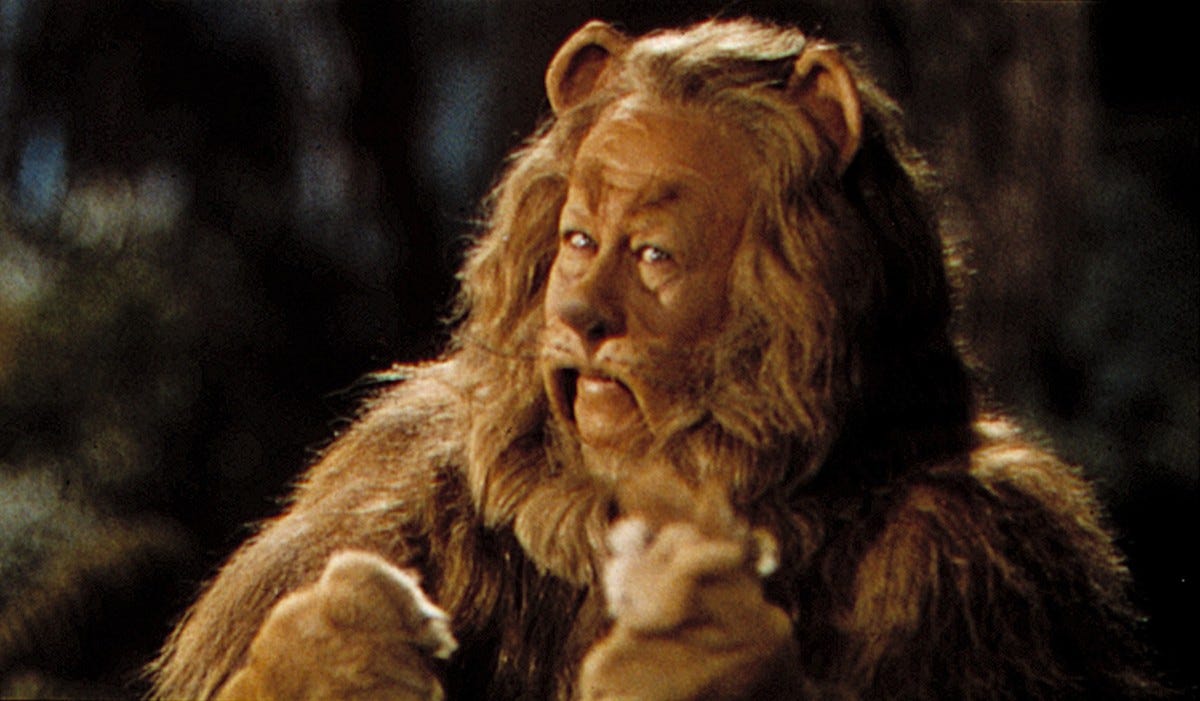 The Cowardly Lion's Costume Was Made Of Real Lion Skins | by Kara Cummings  | OMGFacts | Medium