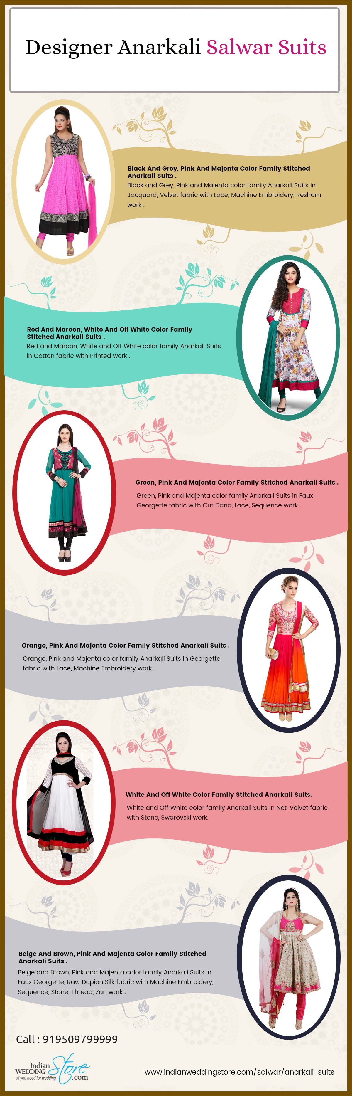 wedding anarkalis online