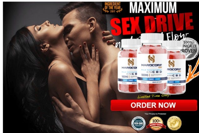 Hardcore XT Male Enhancement CBD Gummies – Medium