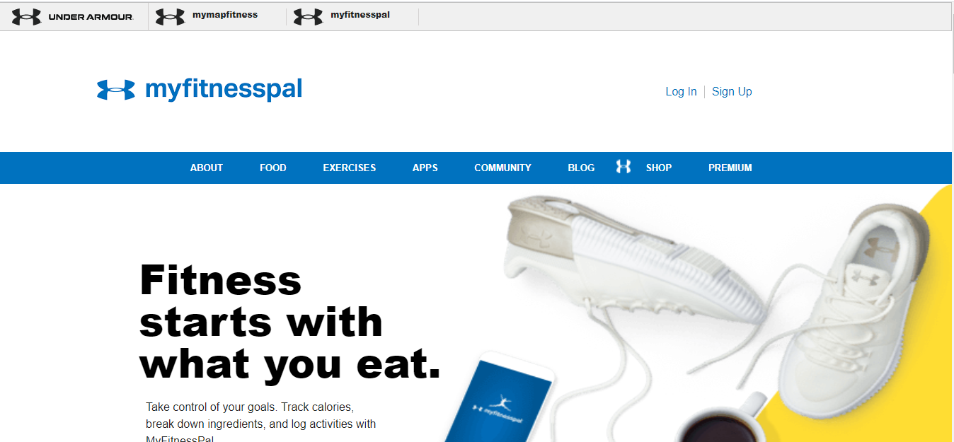 MyFitnessPal Clone