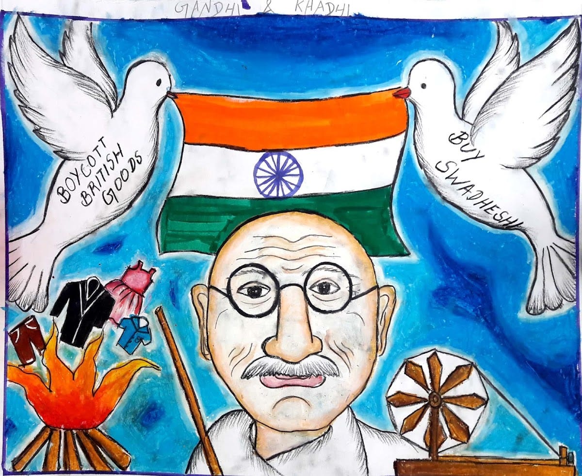 creative ideas for this gandhi jayanti by priyanka katoch plowns medium creative ideas for this gandhi jayanti