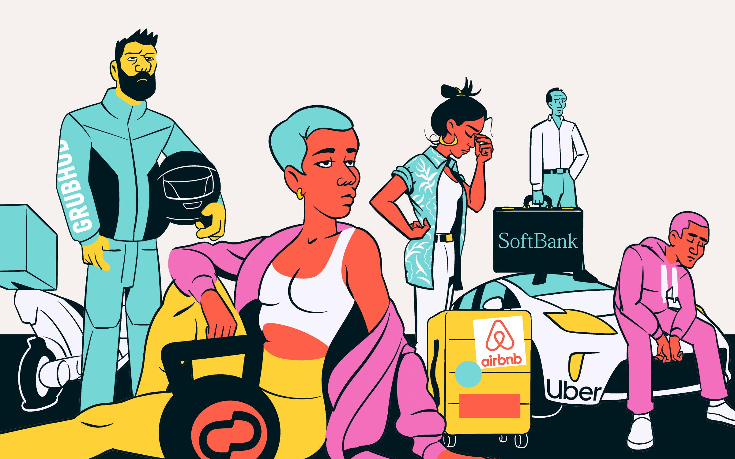 Daredevil Capitalists Like Grubhub, Airbnb, and Uber Are Going 