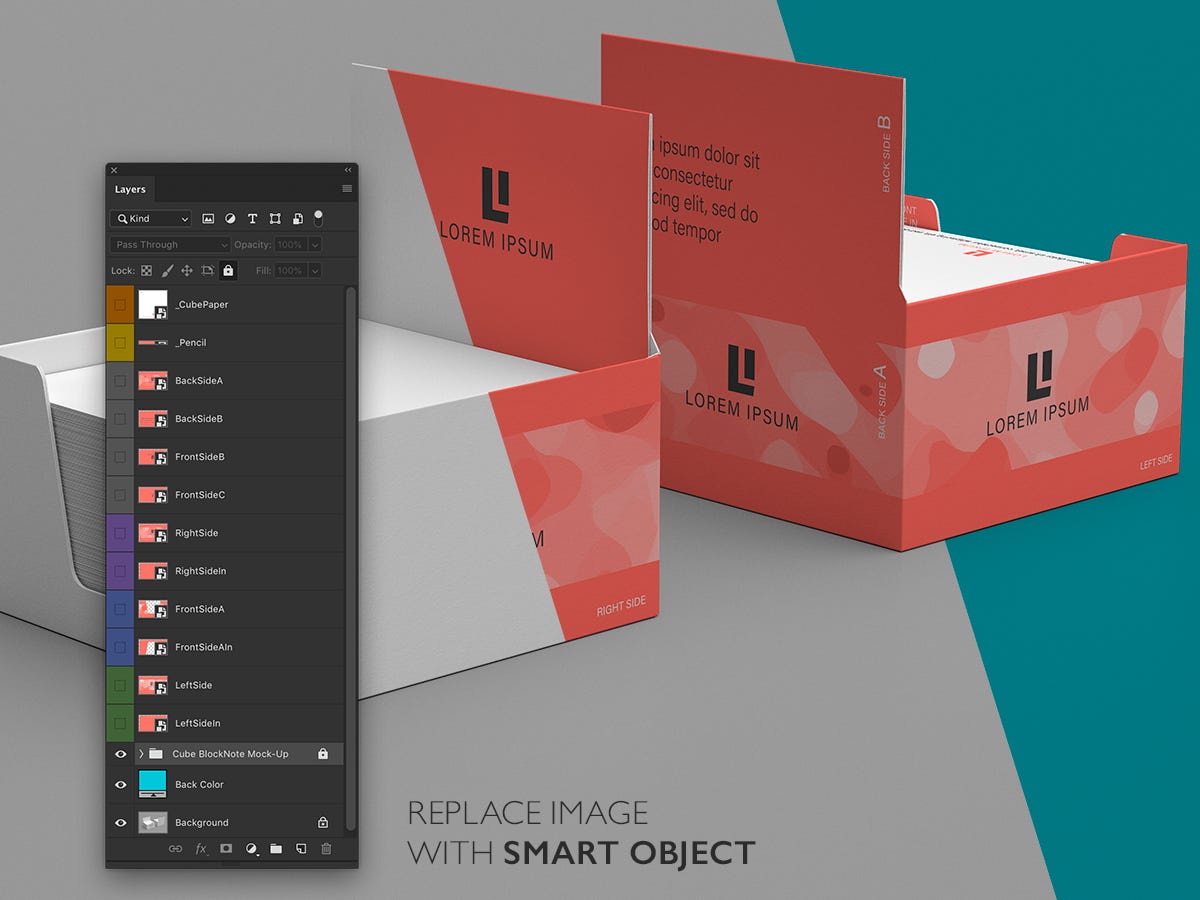 Download Cube Block Note Mock-Up. "Cube Block Note Mock-Up" helps you… | by sakinlesh | Medium