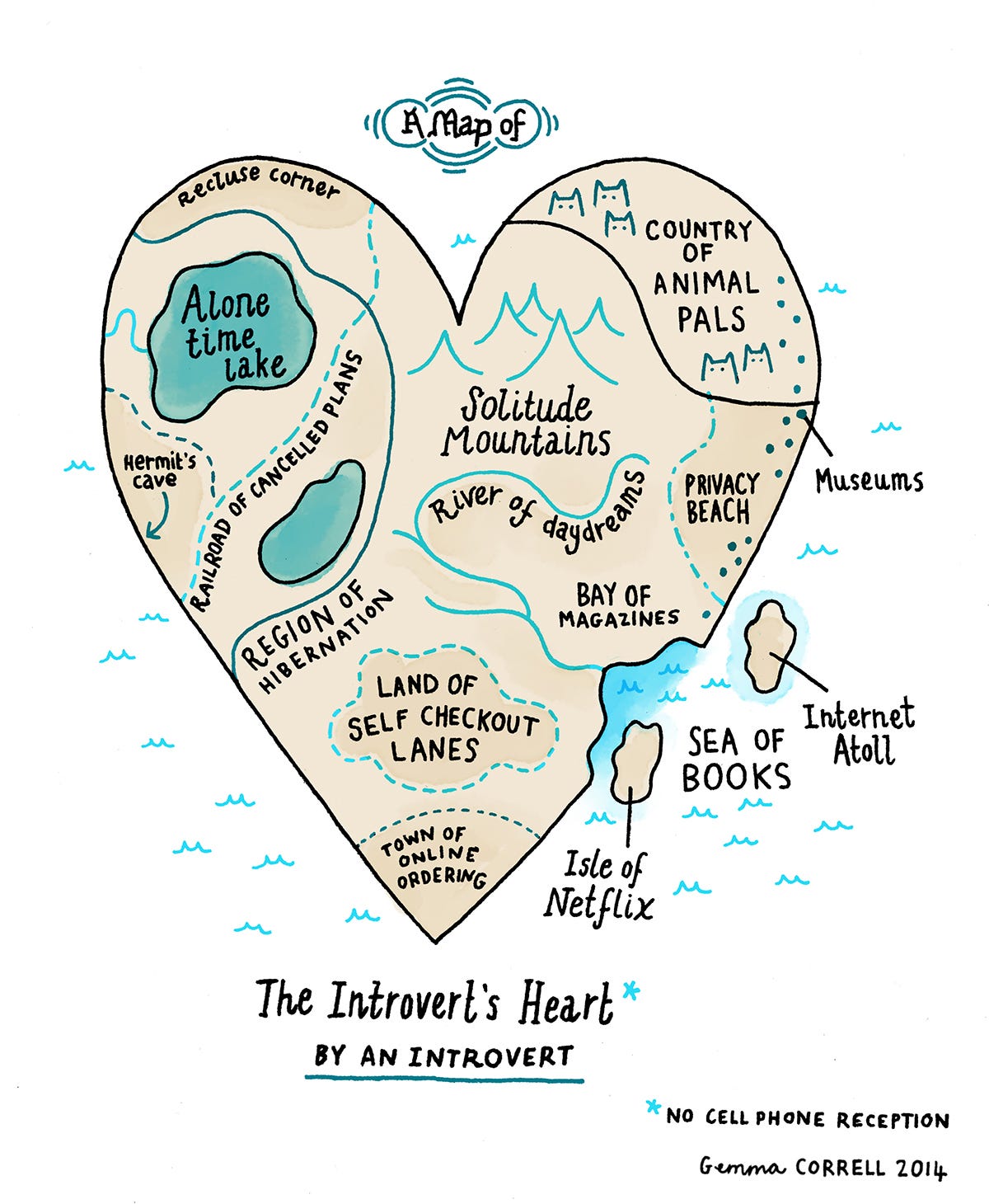 map of the heart A Map Of The Introvert S Heart By An Introvert By Gemma map of the heart