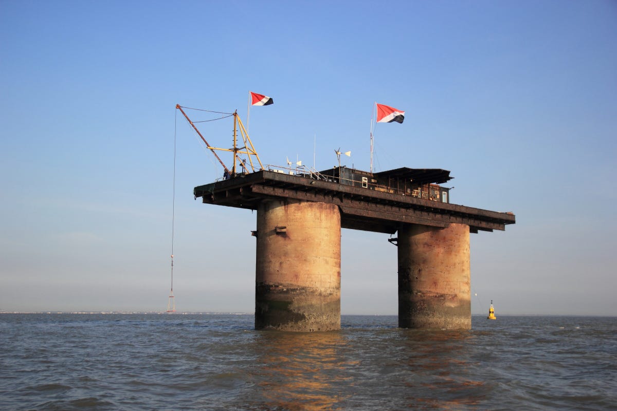 Sealand today The House of Bates and freedom in the sea by Чайный