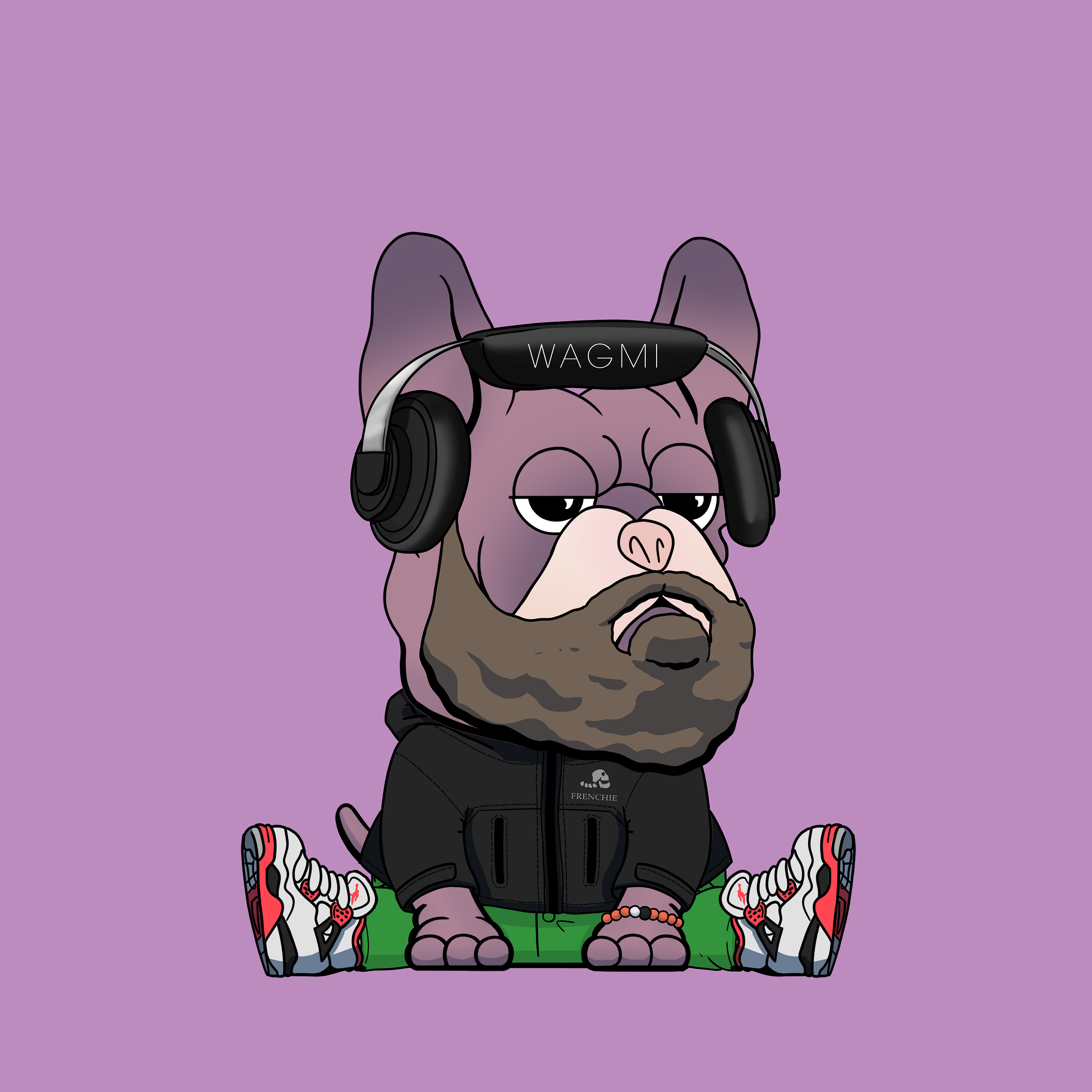 Frenchie Ballers NFT Medium