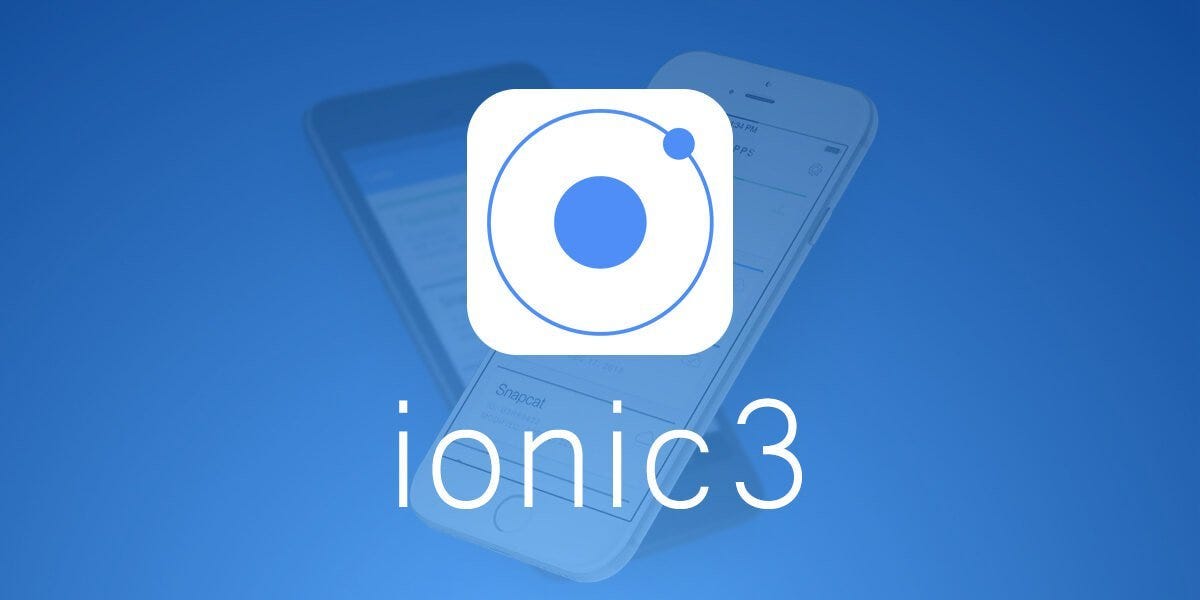 Desarrolla tu primera aplicación móvil con Ionic 3 Desde 0 | by Nestor  Jerez | Medium