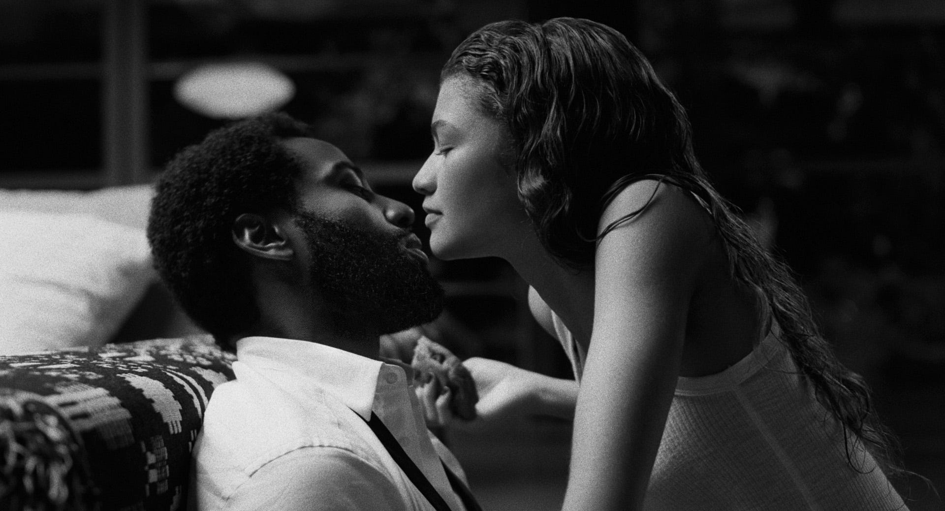 Malcolm (John David Washington) and Marie (Zendaya)