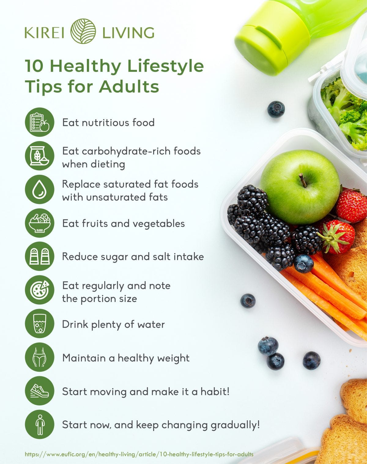 10 Healthy Lifestyle Tips For Adults By Kirei Living Medium