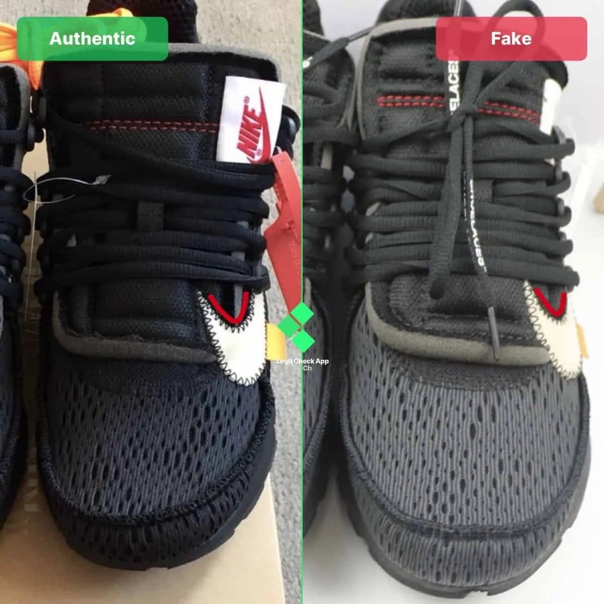 How To Spot Fake Off White Presto Black Real Vs Fake Off White Nike Air Presto Black Legit Check By Ch By Legit Check By Ch Medium