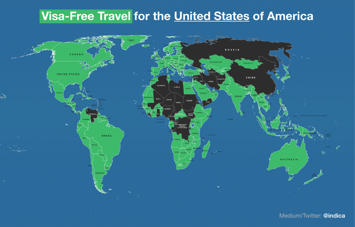 countries you are not allowed to visit