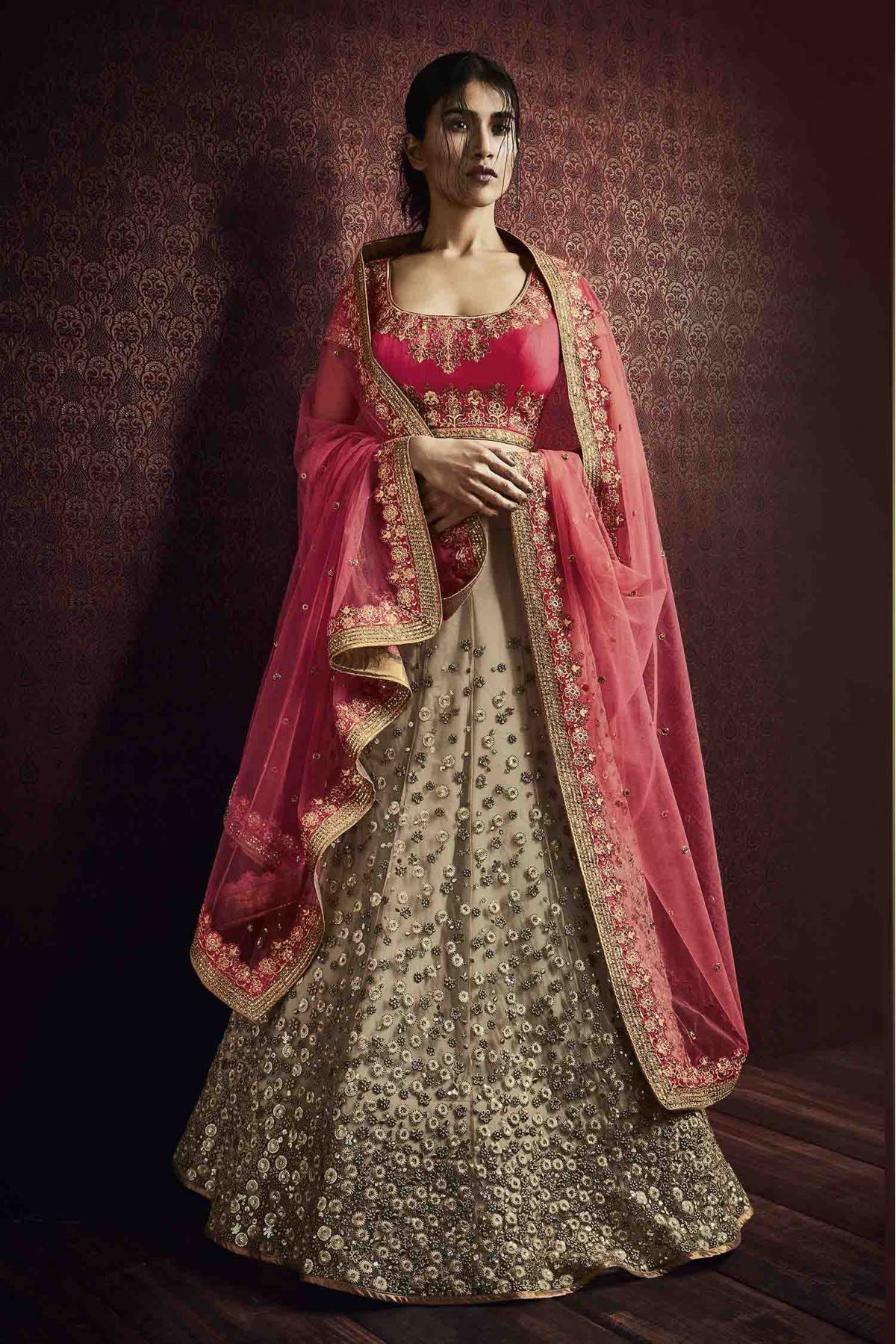 different lehenga