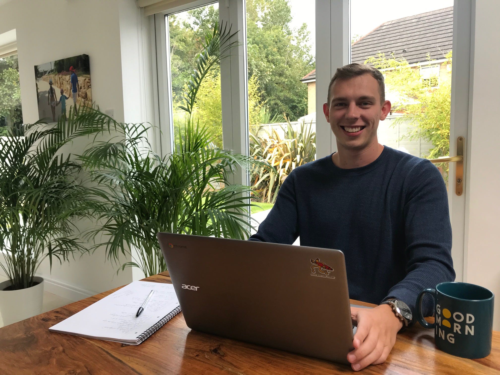 People followed by Daniel Riley