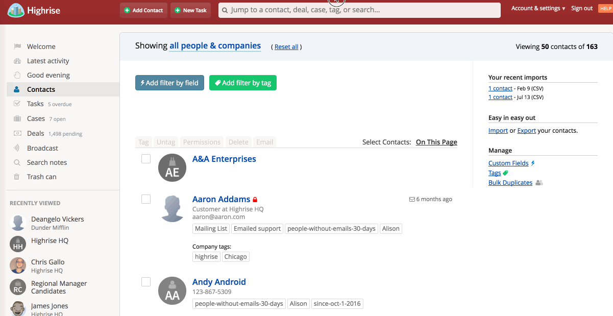 Tip 17 How To Find When Contacts Were Added And By Whom By Chris Gallo Highrise Medium