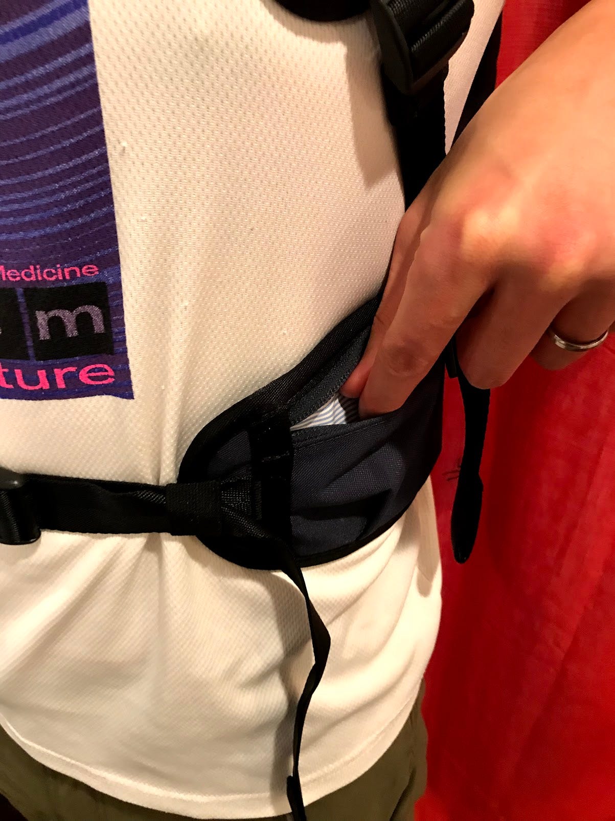 small backpack with waist strap