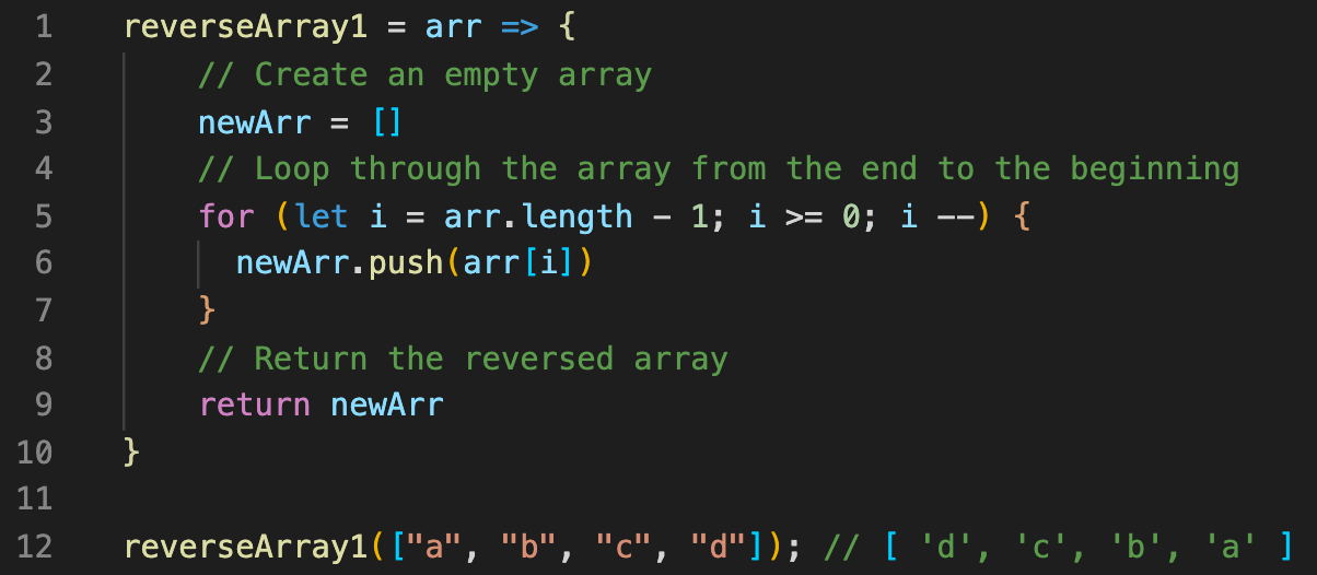 JavaScript: Three Ways to Reverse an Array | by Bahay Gulle Bilgi | The ...