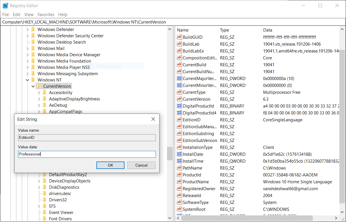 How To Change Account Name In Windows 10 Home Single Language How To Change Account Name In Windows 10 Home Single Language
