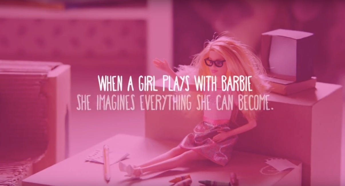 barbie imagine the possibilities campaign