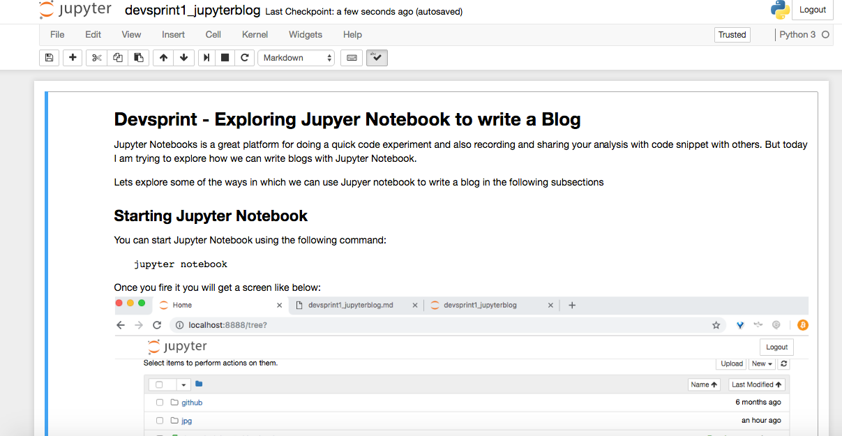 Jupyter Notebook To Markdown