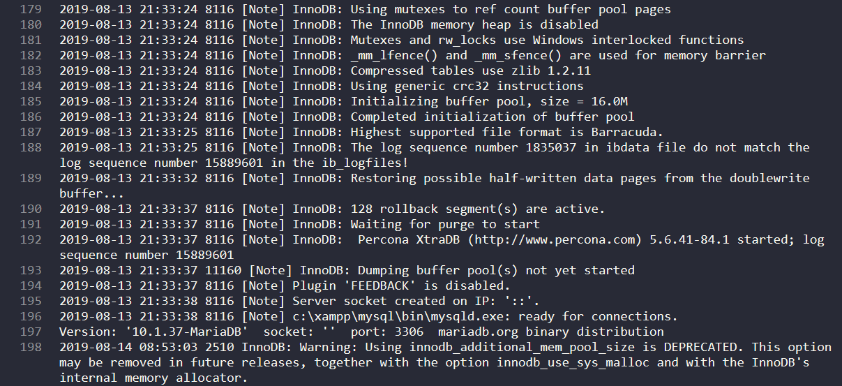machine learning logs