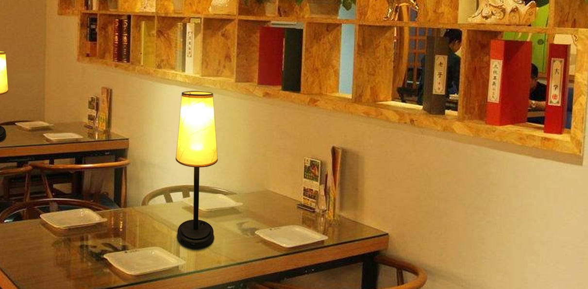 battery run table lamps