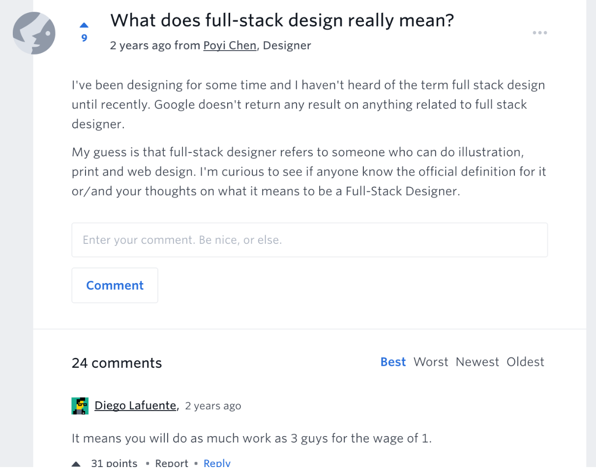 全栈设计师 未来最重要的设计师类型 前几天在designer News By Mockingbot Medium
