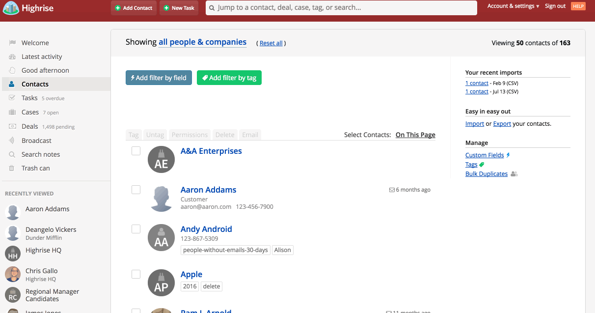 Tip 17 How To Find When Contacts Were Added And By Whom By Chris Gallo Highrise Medium