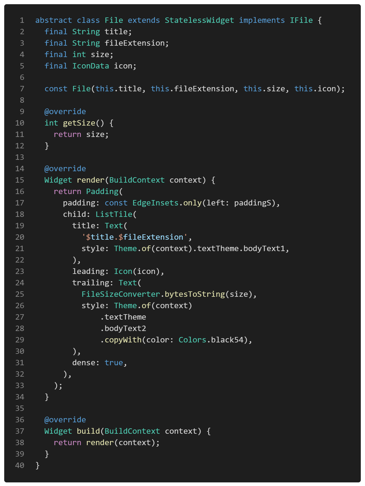 Flutter Design Patterns: 21 — Visitor | by Mangirdas Kazlauskas ...