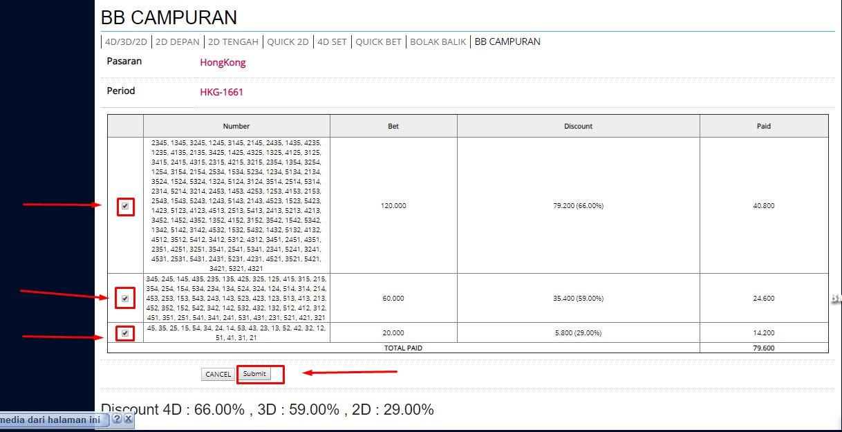 bandar togel bb campuran