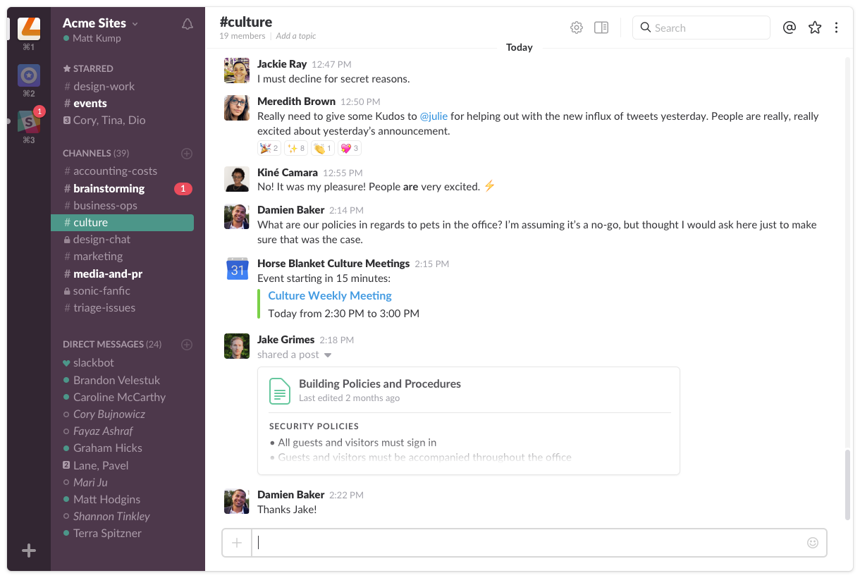 使い方 slack