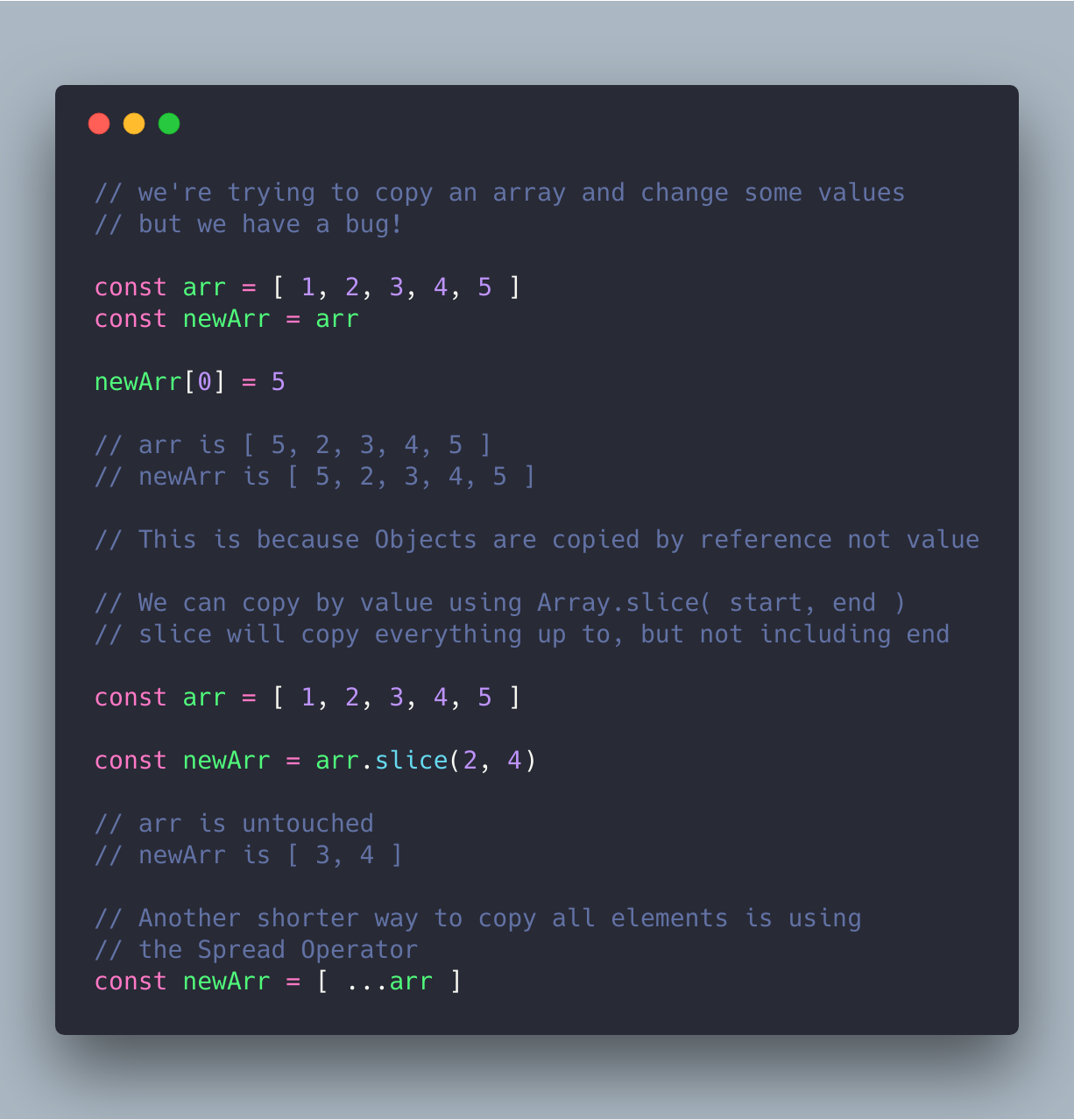 Javascript Slice Function