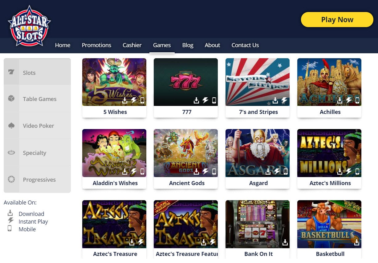 All Star Slots No Deposit Codes 2020