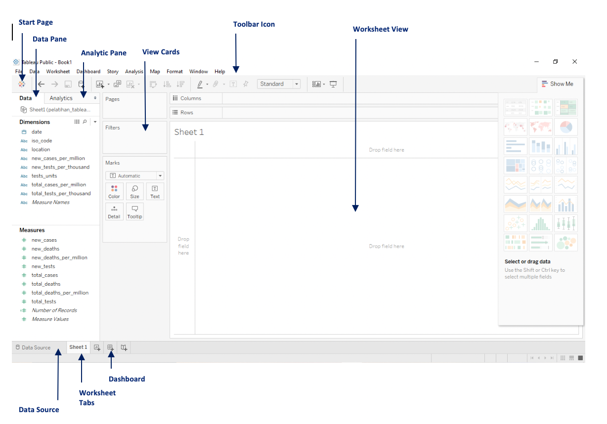 Tutorial Tableau 1 Basic Materi Ini Memfokuskan Pada Bagaimana By Dias Satria Medium