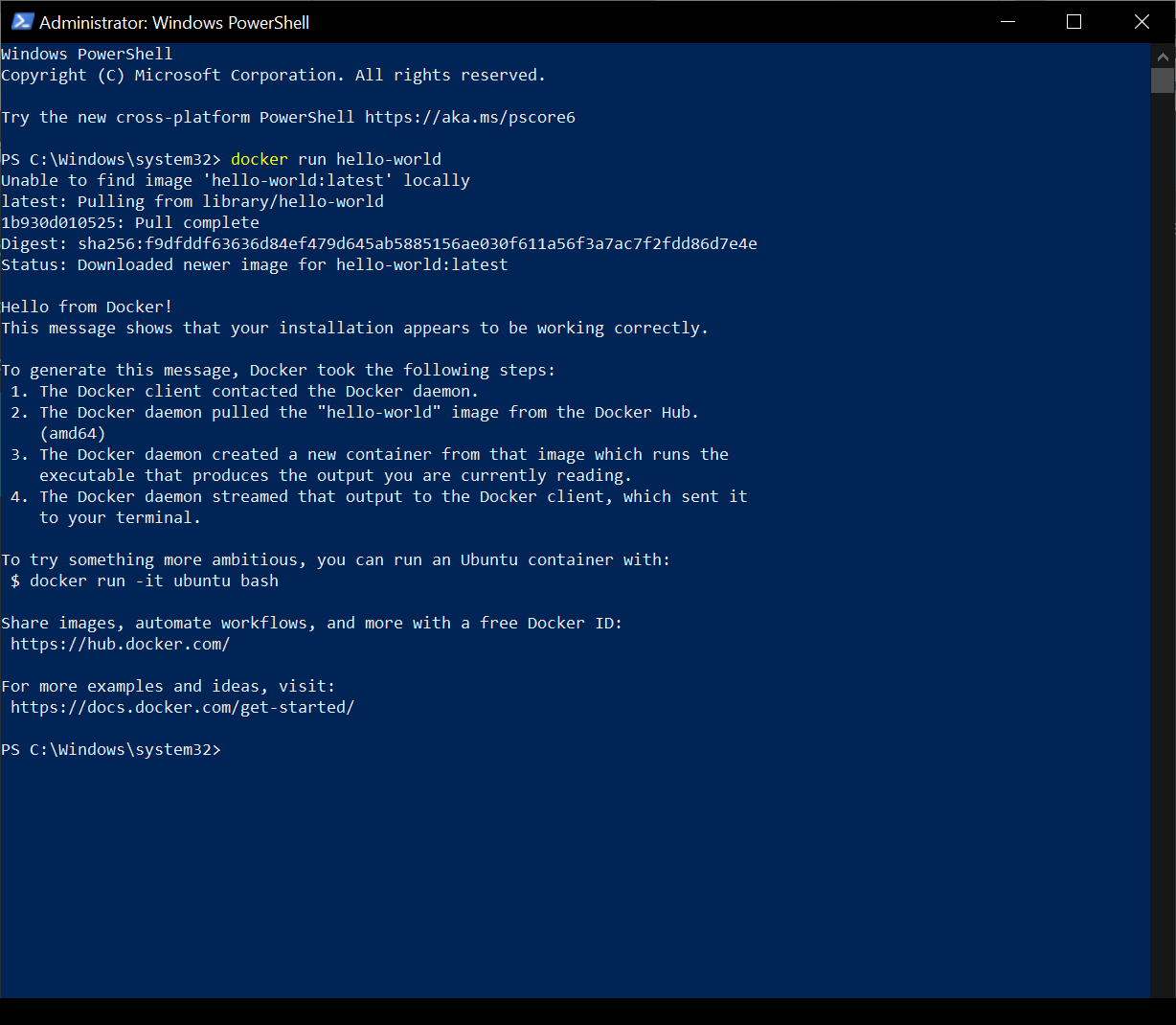 How To Install A Docker Ubuntu Os Windows Os Part 1 By Vidya Fiolabs Datascience Medium How To Install A Docker Ubuntu Os Windows Os Part 1 By Vidya Fiolabs Datascience Medium