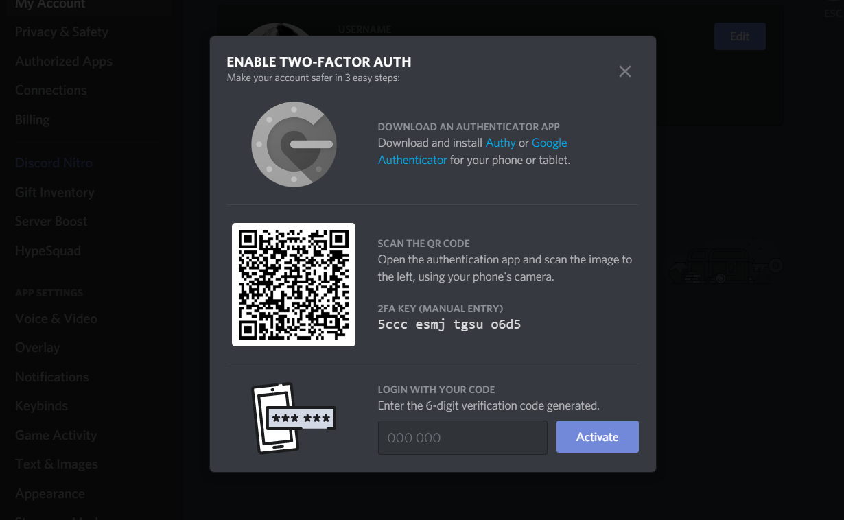 How To Activate 2 Factor Authentication On Discord Verihubs Medium 3307