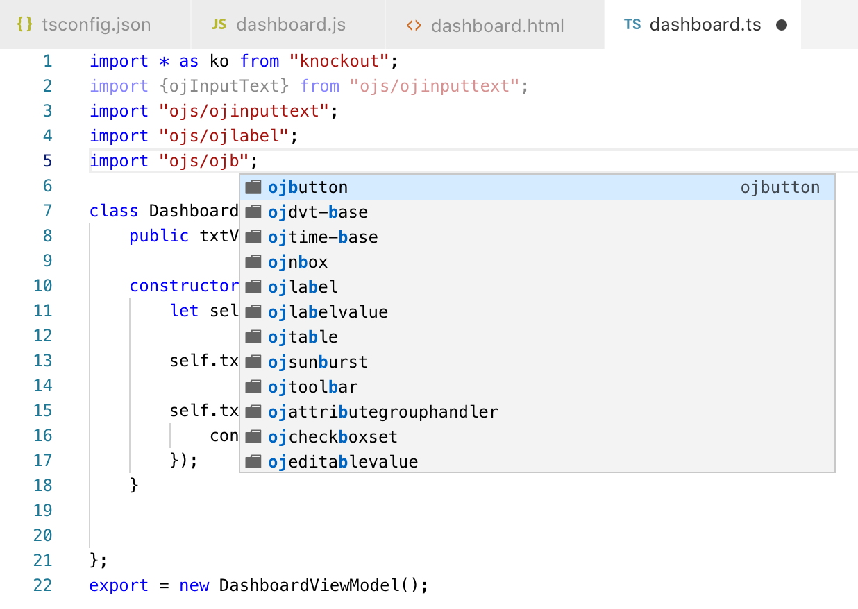 TypeScript Example in Oracle JET 6.0.0 | by Andrej Baranovskij | Oracle ...