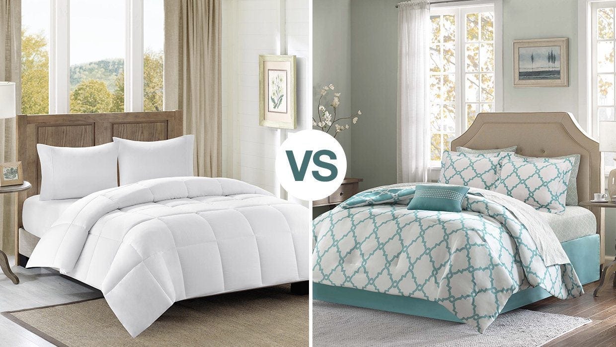 Similarities And Differences Between Duvets And Comforters