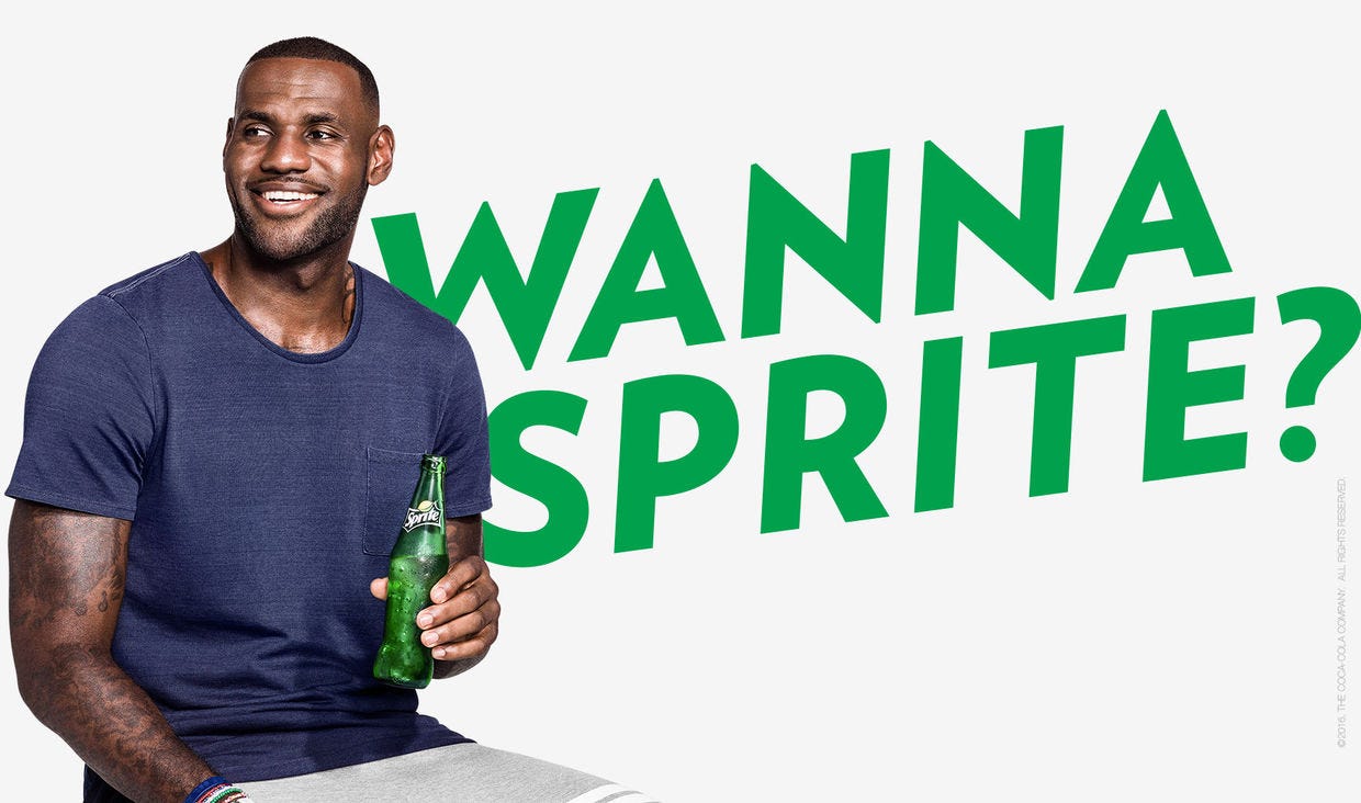 lebron james sprite deal