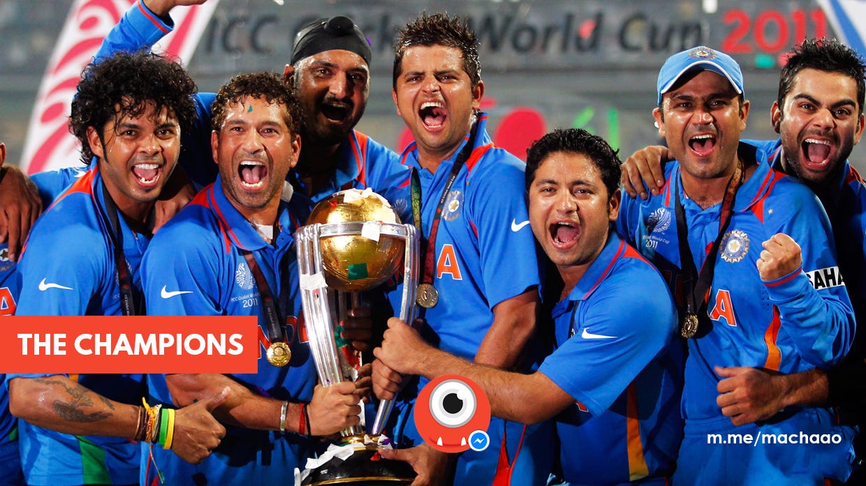 On This Day MS Dhoni’s six seals 2011 World Cup for India by Angela