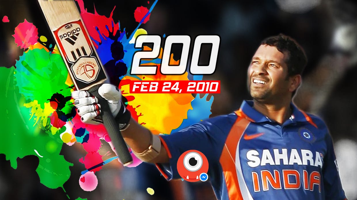 This Day That Year Tendulkar Becomes First Player To Score 200 In Odis By Angela Bagga The Buzz Machaao