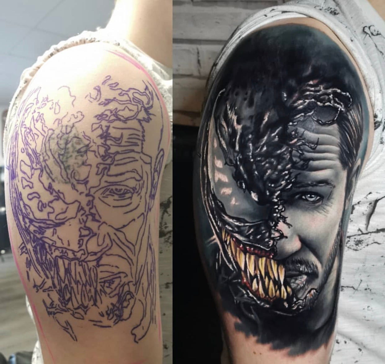 Richy Price. His coverup work is some of the best… by