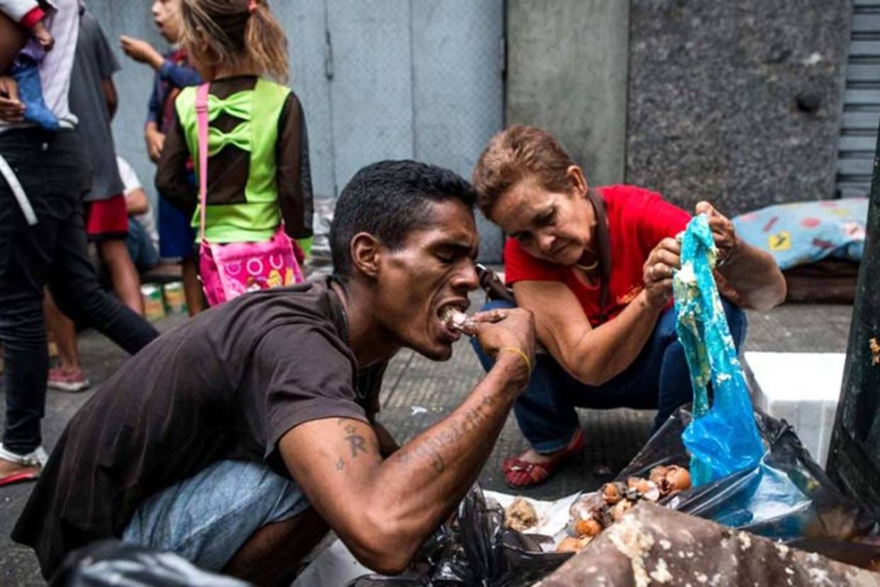 Tired, Hungry, and Fed Up Venezuelan Migrants Seek Refuge
