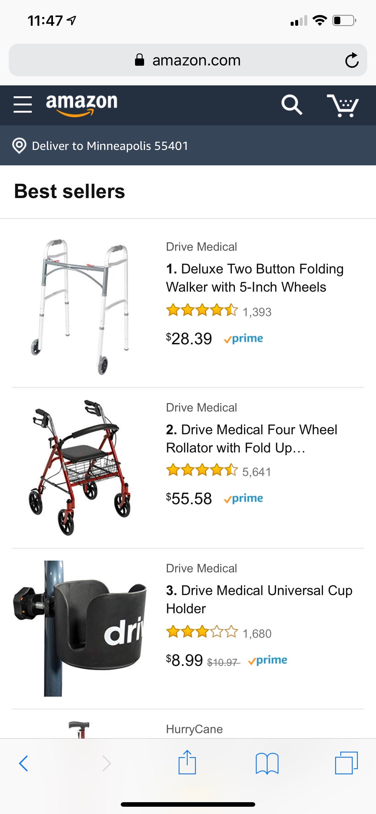 target medical walkers